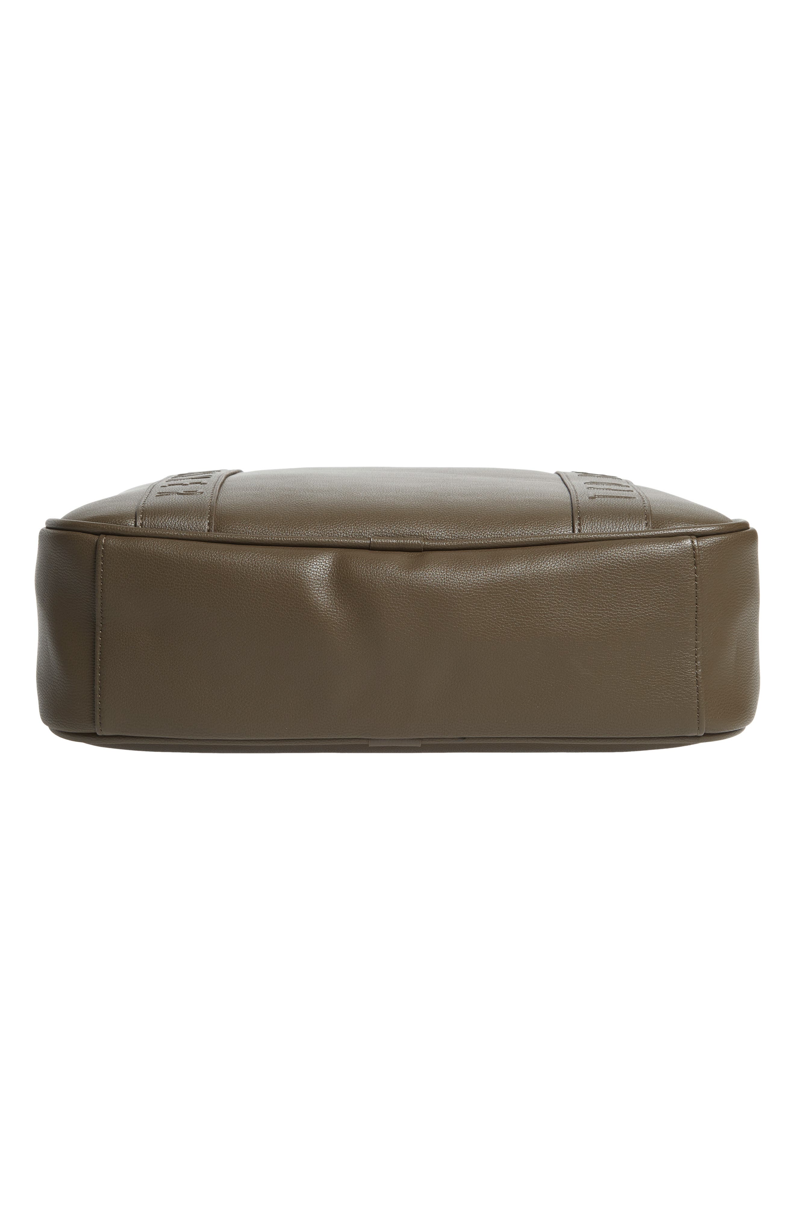 Tabla Dispatch Faux Leather Messenger Bag, Alternate, color, OLIVE