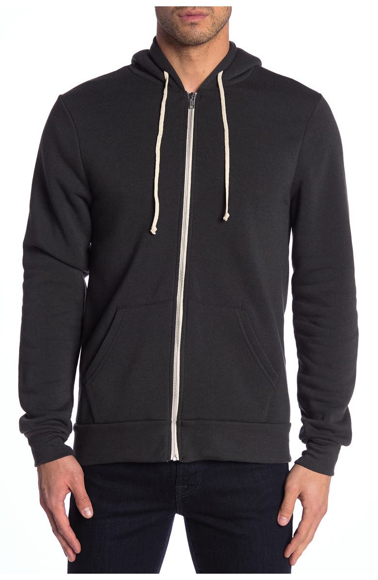 Alternative 'Rocky' Trim Fit Hoodie, Alternate, color, Eco Grey