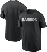 Nike Men's Nike Black Las Vegas Raiders Team Wordmark T-Shirt
