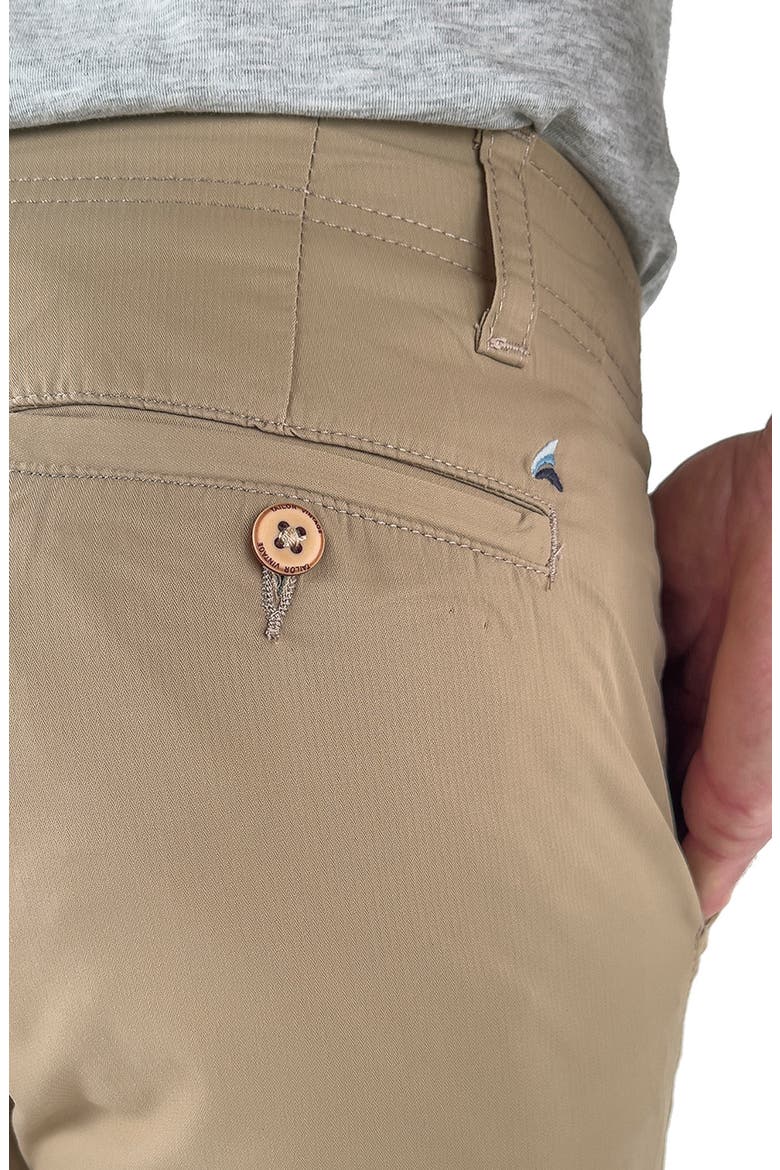 Straight Leg Stretch Cotton Blend Chino Pants, Alternate, color, KHAKI