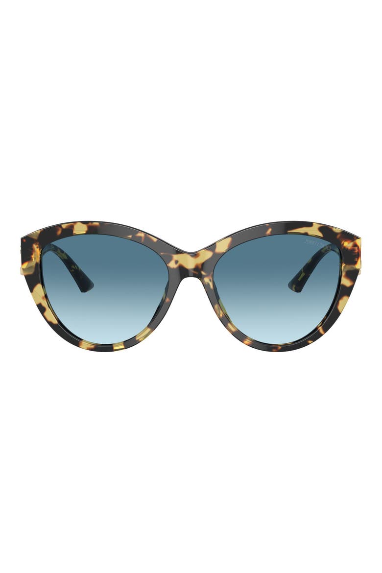55mm Gradient Phantos Sunglasses, Main, color, MUSTARD