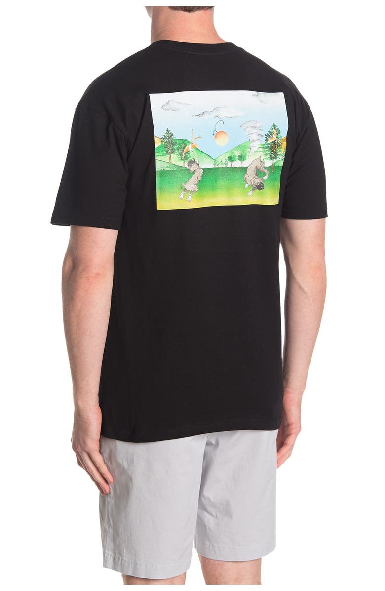 Vans x Kyle Walke Black Crewneck Pocket T-Shirt, Alternate, color,