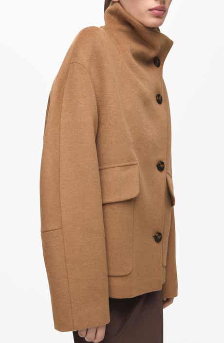 Basquiat Funnel Neck Coat