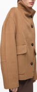 MANGO Basquiat Funnel Neck Coat