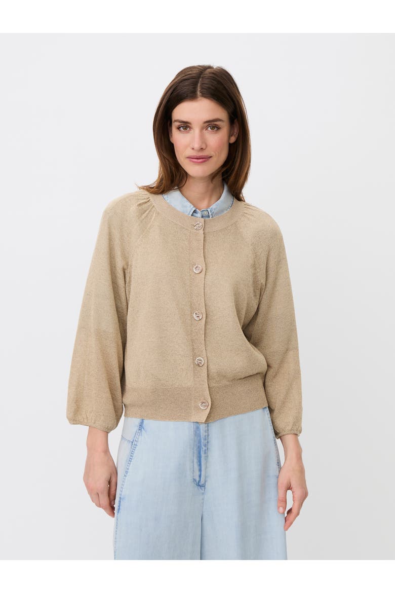 Malakker Balloon Sleeve Knit Cardigan, Main, color, Wind Chime