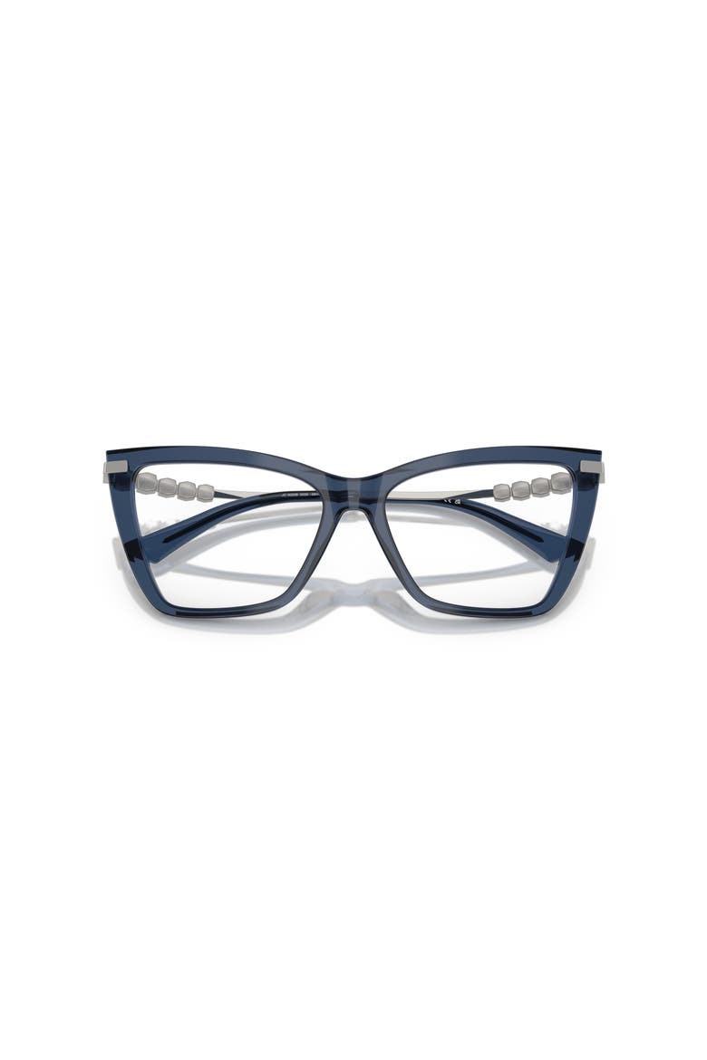53mm Cat Eye optical glasses, Alternate, color, Blue