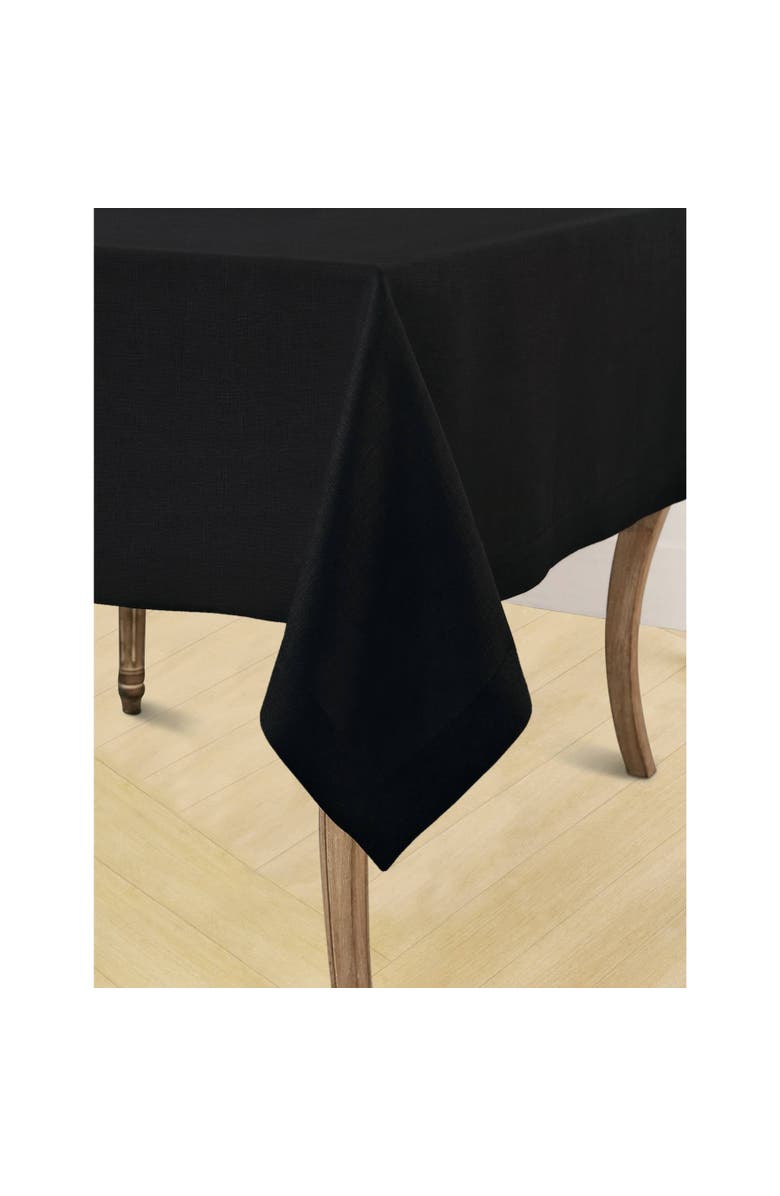 Solino Home Linen Tablecloth - Fete, Alternate, color, Black