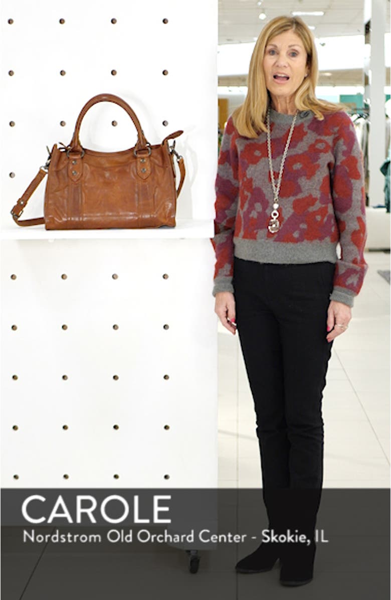 'Melissa' Washed Leather Satchel, sales video thumbnail