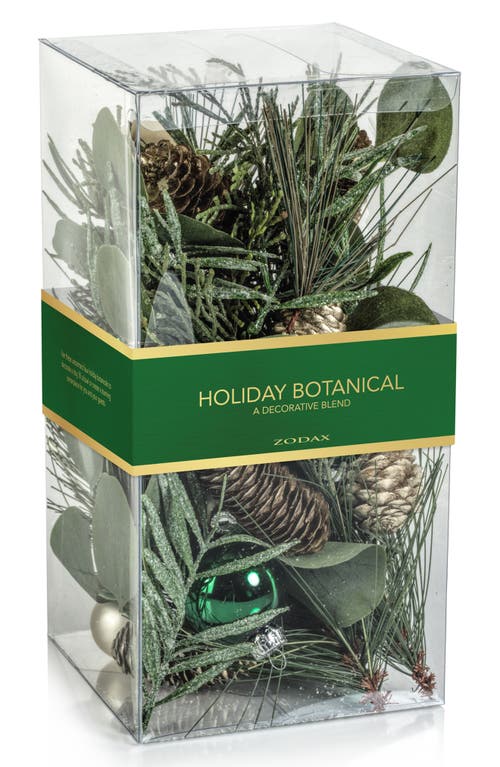 Zodax Holiday Botanical Vase & Bowl Filler In Green
