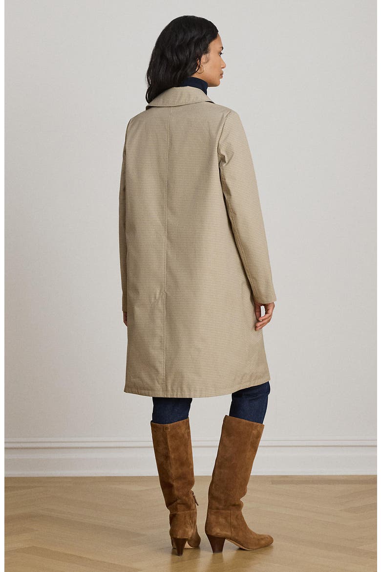 Reversible Balmacaan Raincoat, Alternate, color, MINICHECK