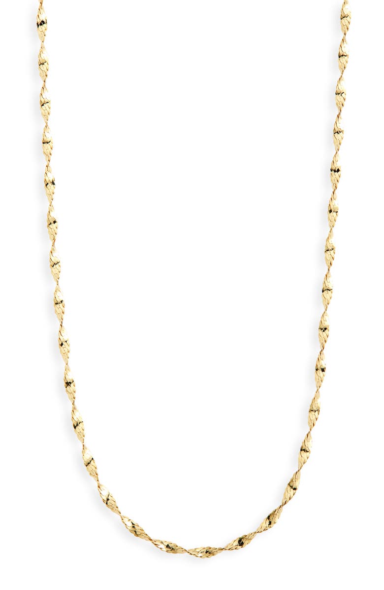 Bony Levy 14K Gold Twisted Chain Necklace, Main, color, 