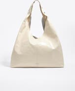 Bimba y Lola Leather Maxi Bikini Paper Bag