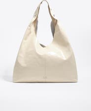 Bimba y Lola Leather Maxi Bikini Paper Bag