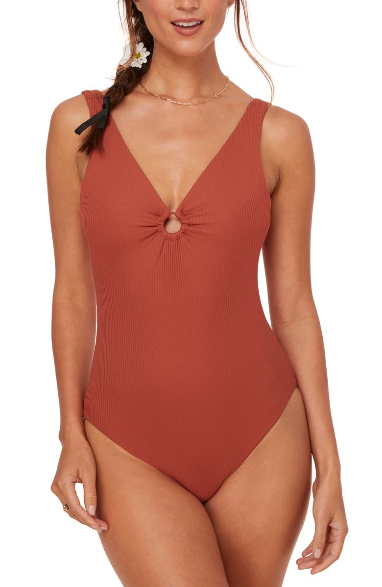 Andie The Bonita One-Piece Swimsuit, Main, color, 