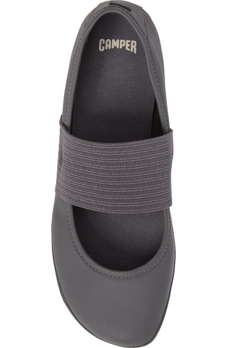 Camper Right Nina Leather Ballerina Flat, Alternate, color,