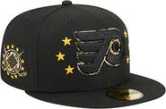 New Era Men's New Era Black Philadelphia Flyers Military Appreciation Digital Camo Stars 59FIFTY Fitted Hat