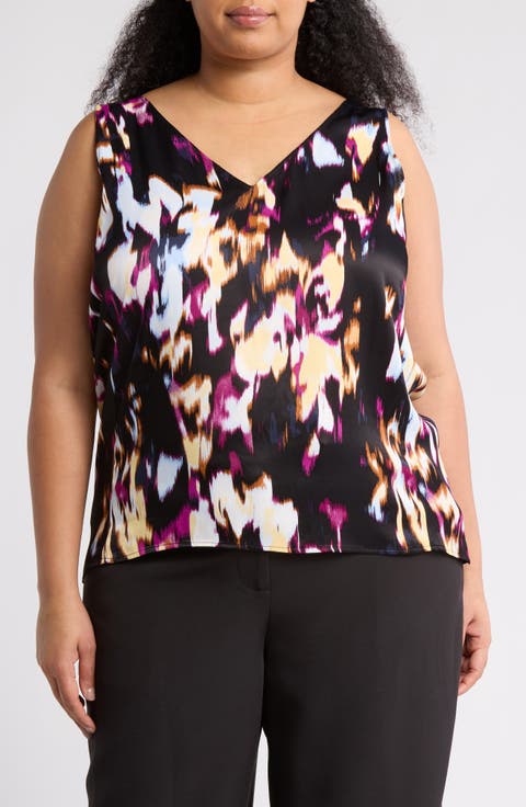 Double V-Neck Tank (Plus)