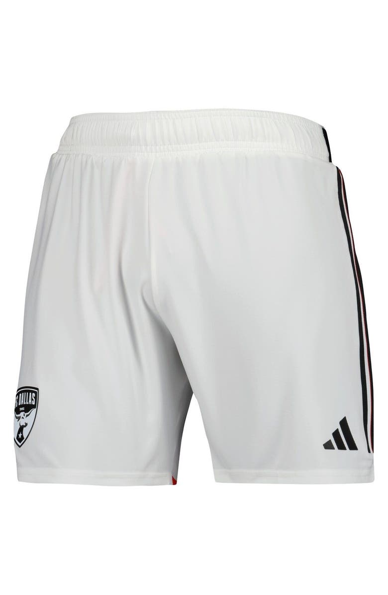adidas Men's adidas White FC Dallas 2023 Away AEROREADY Authentic Shorts, Alternate, color, White