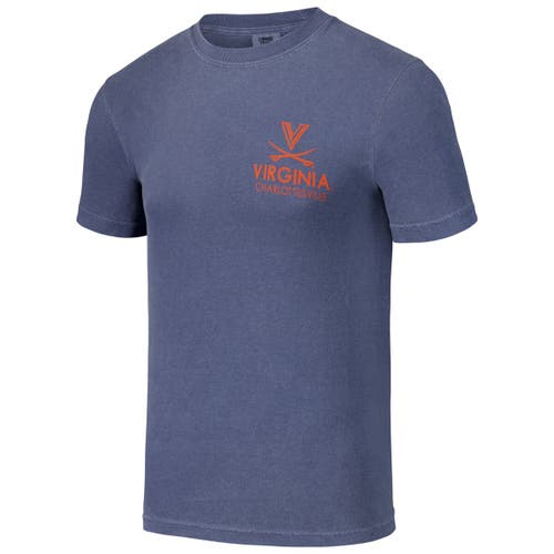 Image One Unisex Navy Virginia Cavaliers Scenic Comfort Colors T-shirt In Navy