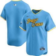 Nike Men's Nike Light Blue Milwaukee Brewers City Connect Limited Jersey