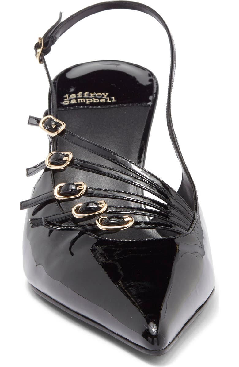 Jeffrey Campbell Lash Pointed Toe Kitten Heel Sandal, Alternate, color,