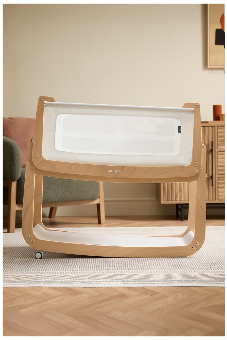 The SnüzPod5 Bedside Bassinet, Alternate, color, NATURAL