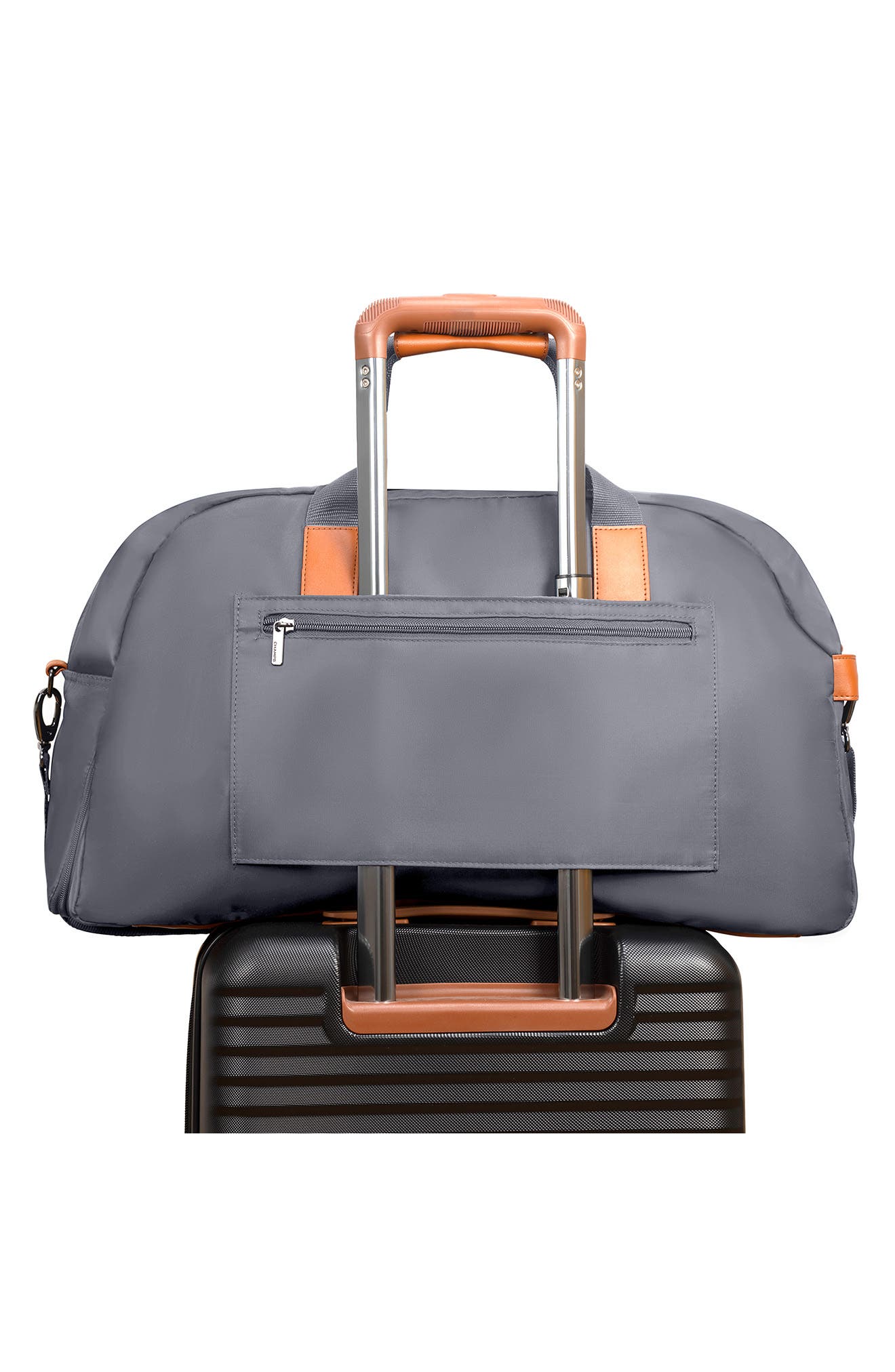 CHAMPS Water Resistant Nylon Duffle Bag, Alternate, color, Grey