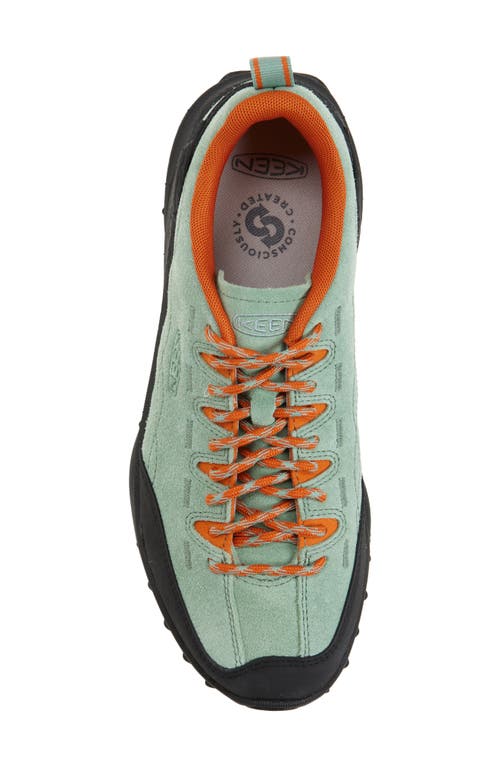 Keen Jasper Zionic Hiking Sneaker In Granite Green/gold Flame