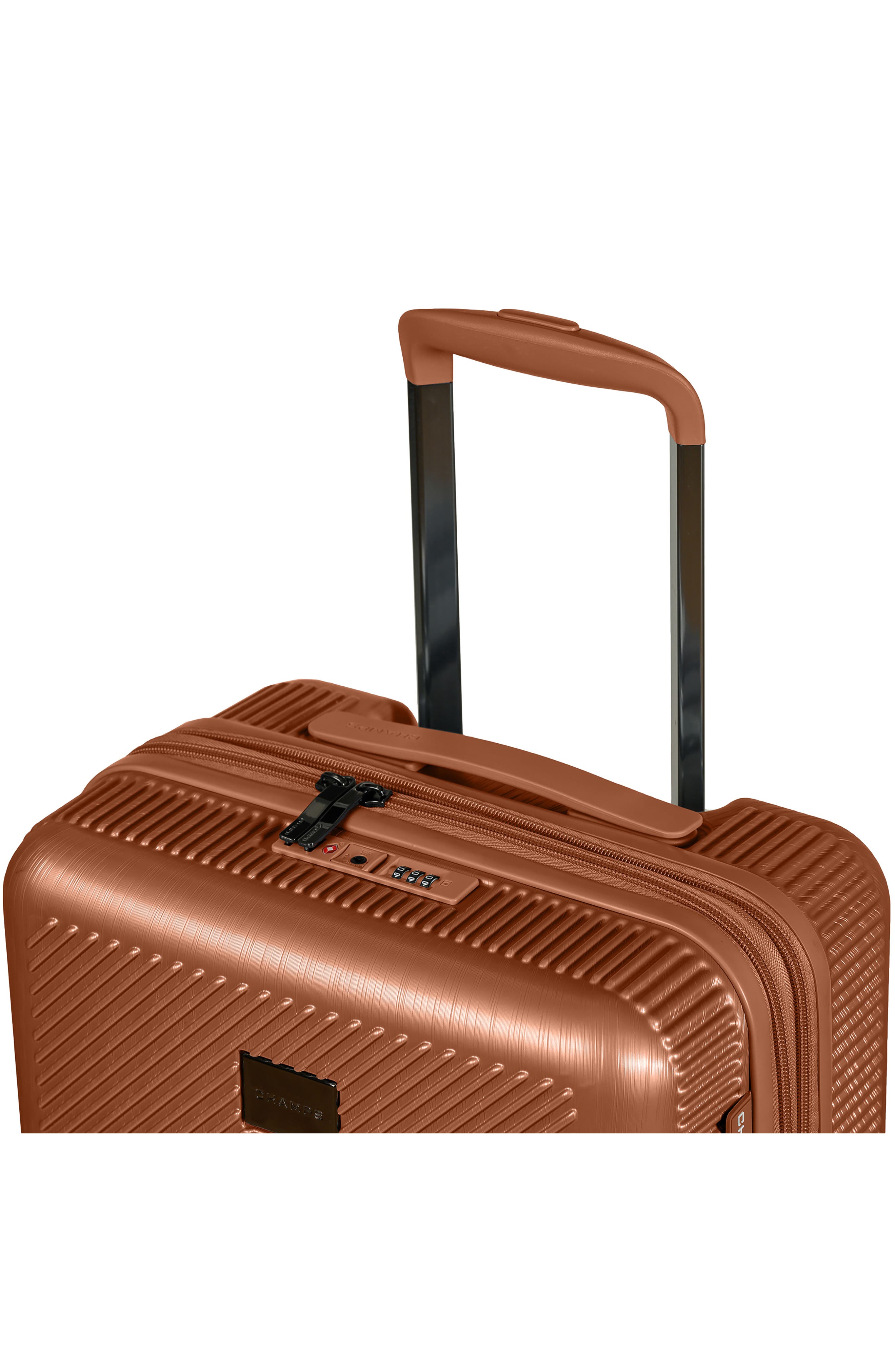 CHAMPS Iconic II Carry-On Hardside Suitcase, Alternate, color, Rose Gold