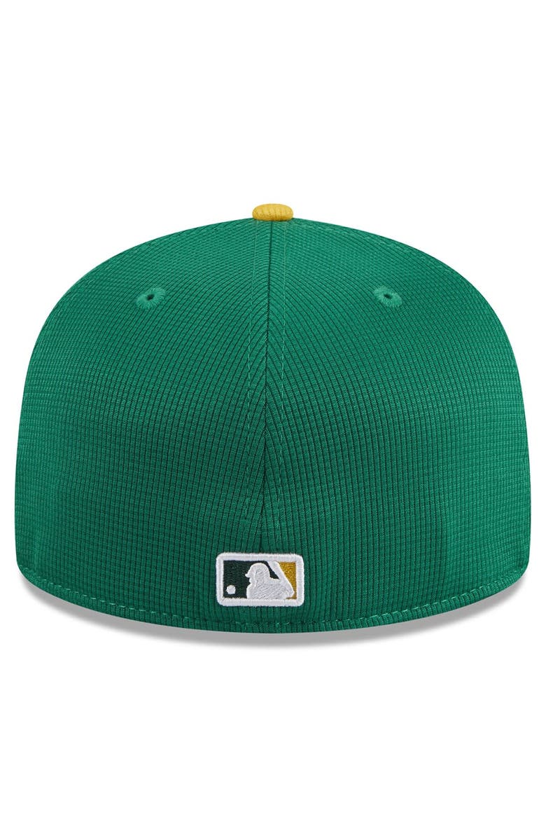 New Era Men's New Era Kelly Green Oakland Athletics 2024 Batting Practice 59FIFTY Fitted Hat, Alternate, color, Kelly Green