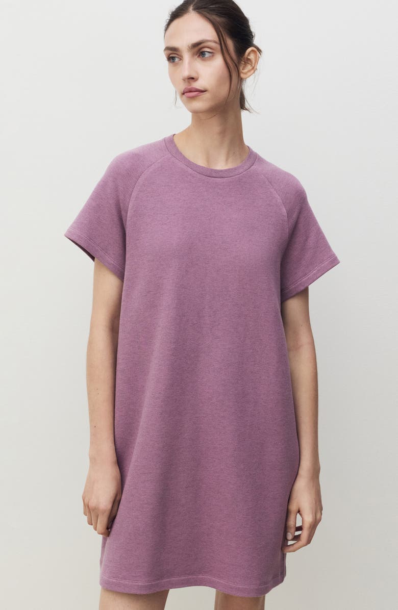 MANGO Heather Fleece Nightgown, Alternate, color, 