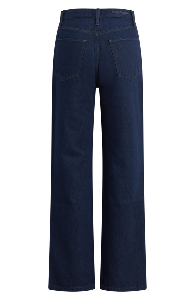 Favorite Daughter The Jennifer Super High Waist Straight Leg Jeans, Alternate, color, Stout