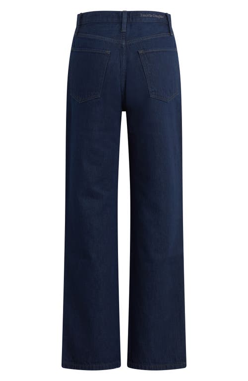 Shop Favorite Daughter The Jennifer Super High Waist Straight Leg Jeans In Stout