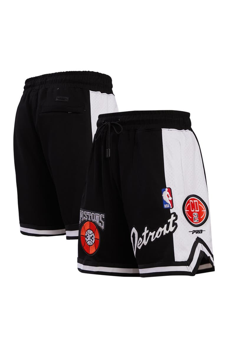 PRO STANDARD Men's Pro Standard Black Detroit Pistons 2023/24 City Edition DK Shorts, Main, color, 