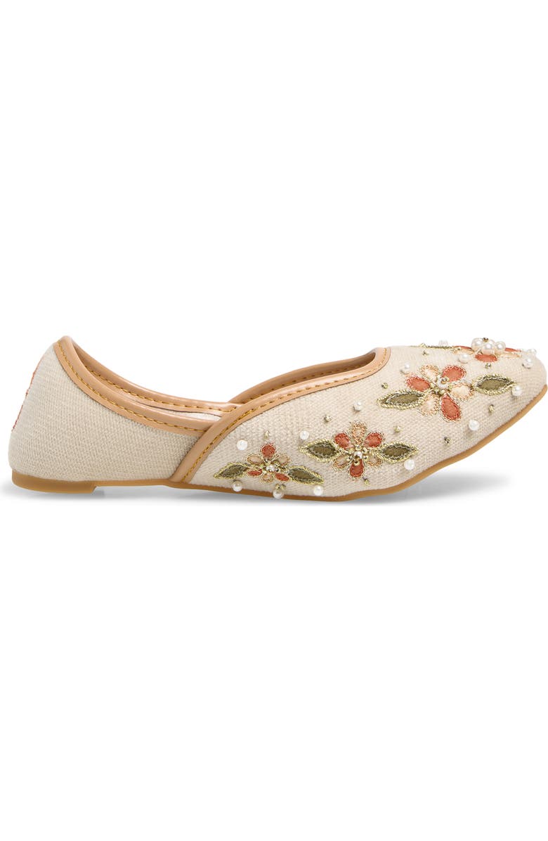 FUCHSIA Chaman Flat, Alternate, color, Light Beige