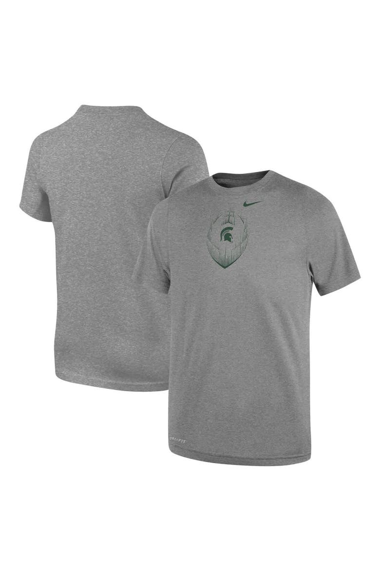 Toddler Nike Gray Michigan State Spartans Legend Football Performance T-Shirt, Main, color, Gray