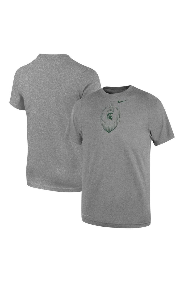 Nike Toddler Nike Gray Michigan State Spartans Legend Football Performance T-Shirt, Main, color, Gray