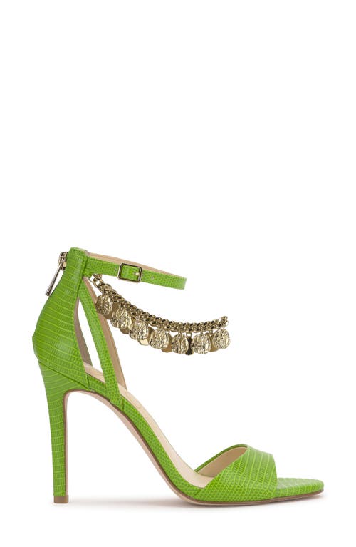 Jessica Simpson Jetser Ankle Strap Sandal In Lizard Green