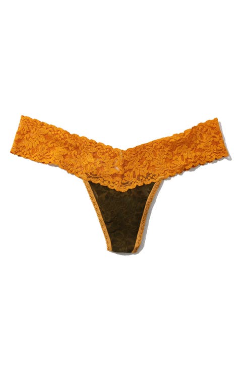 Signature Lace Low Rise Thong