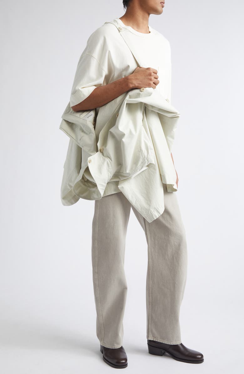 Lemaire Water Resistant Cotton Car Coat, Alternate, color, Soja