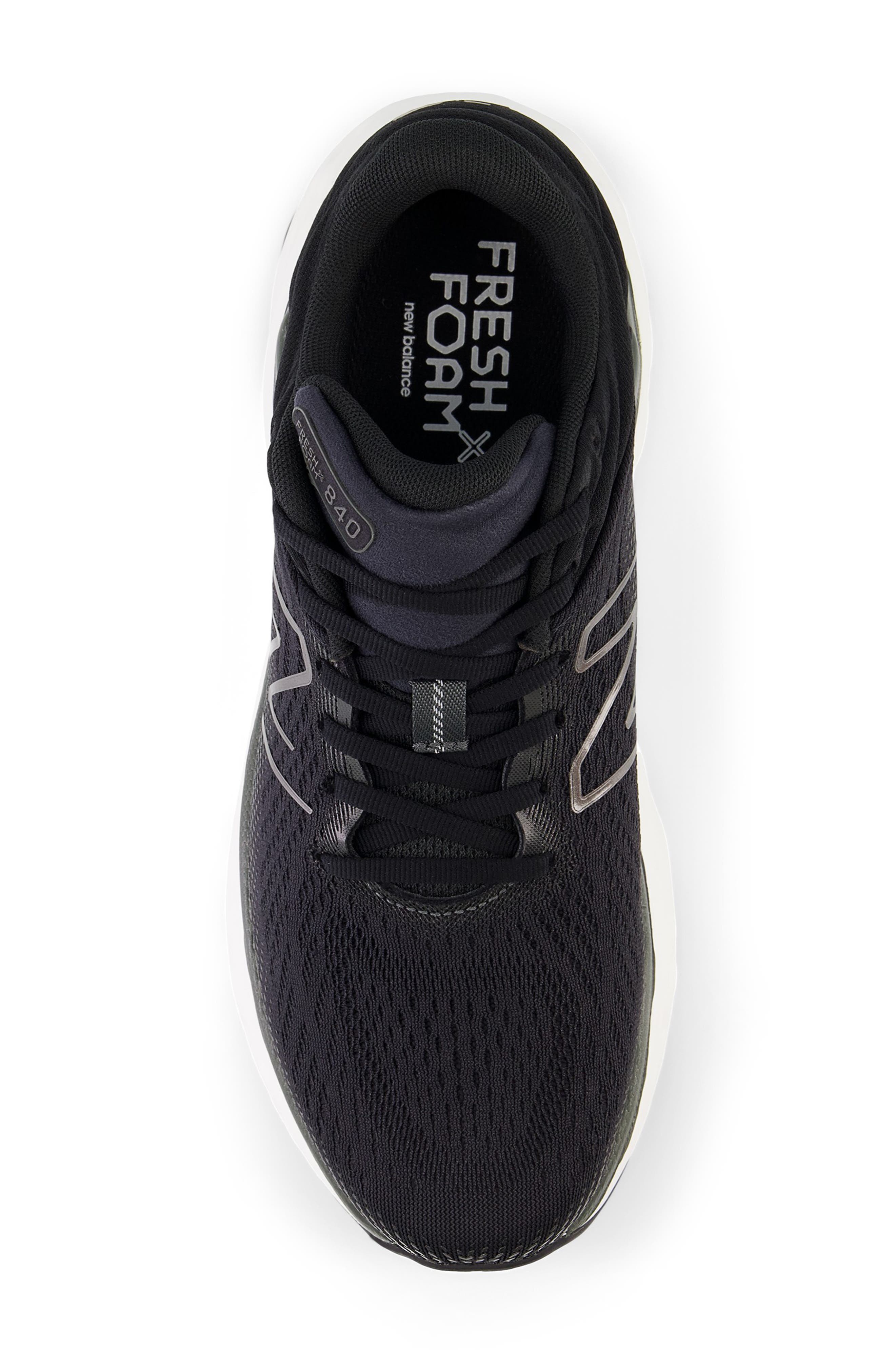 New Balance Fresh Foam X 840v1 Sneaker, Alternate, color, Blacktop/ Black