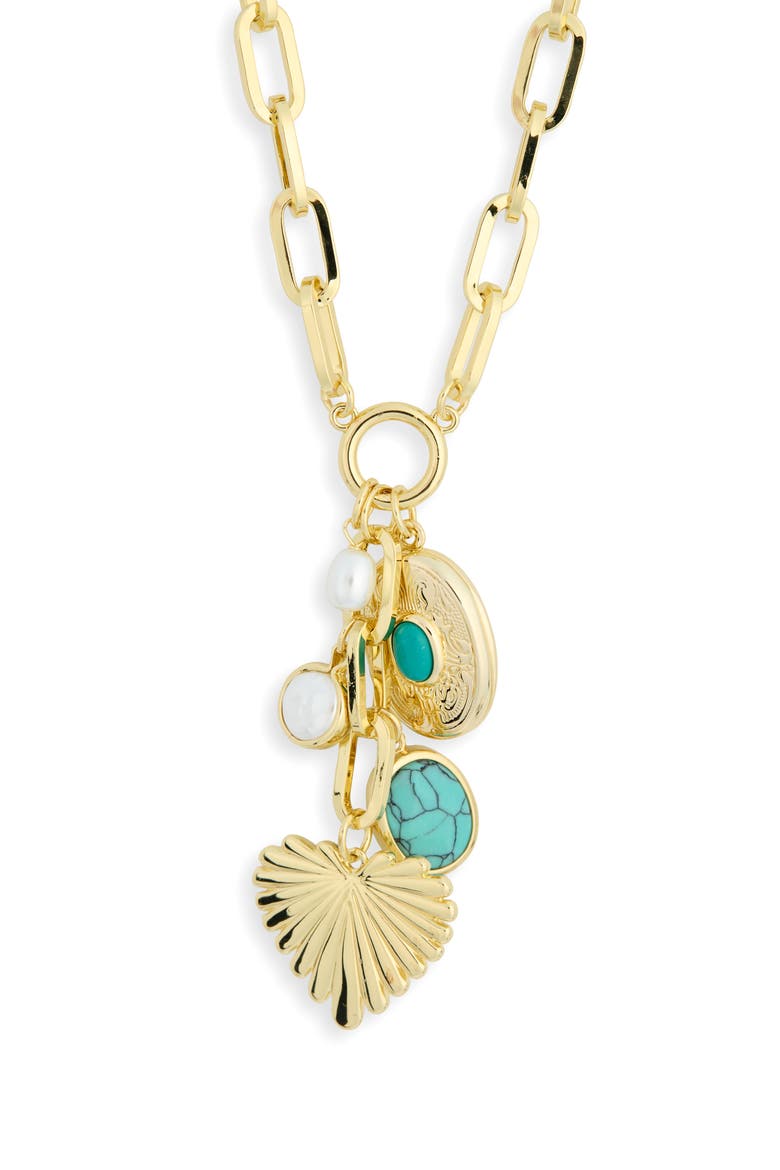 Chunky Heart Locket Pendant Necklace, Alternate, color, GOLD