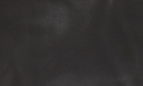 Rain And Rose Faux Leather Shirt Jacket In Black