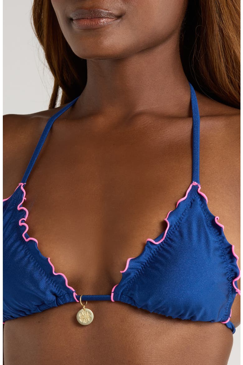 Lettuce Trim Bikini Top, Alternate, color, MYSTIC MOON