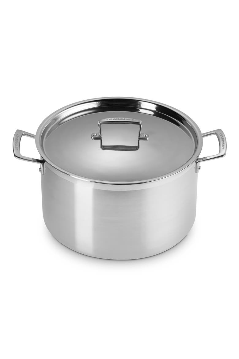 10-Quart Classic Stainless Steel Stock Pot, Alternate, color, STAINLESS STEEL