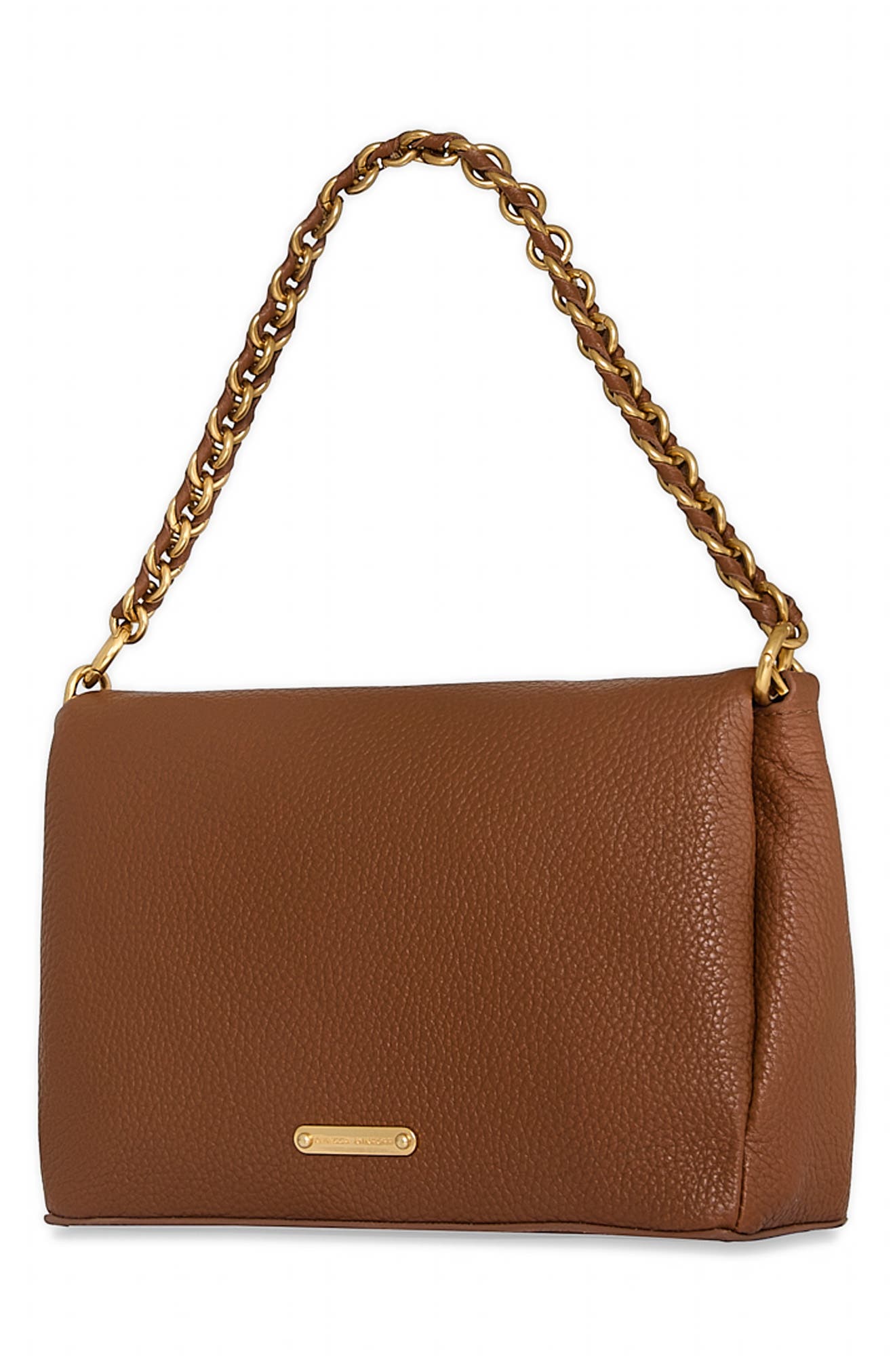 Rebecca Minkoff Foldover Flap Crossbody Bag, Alternate, color, Tawny