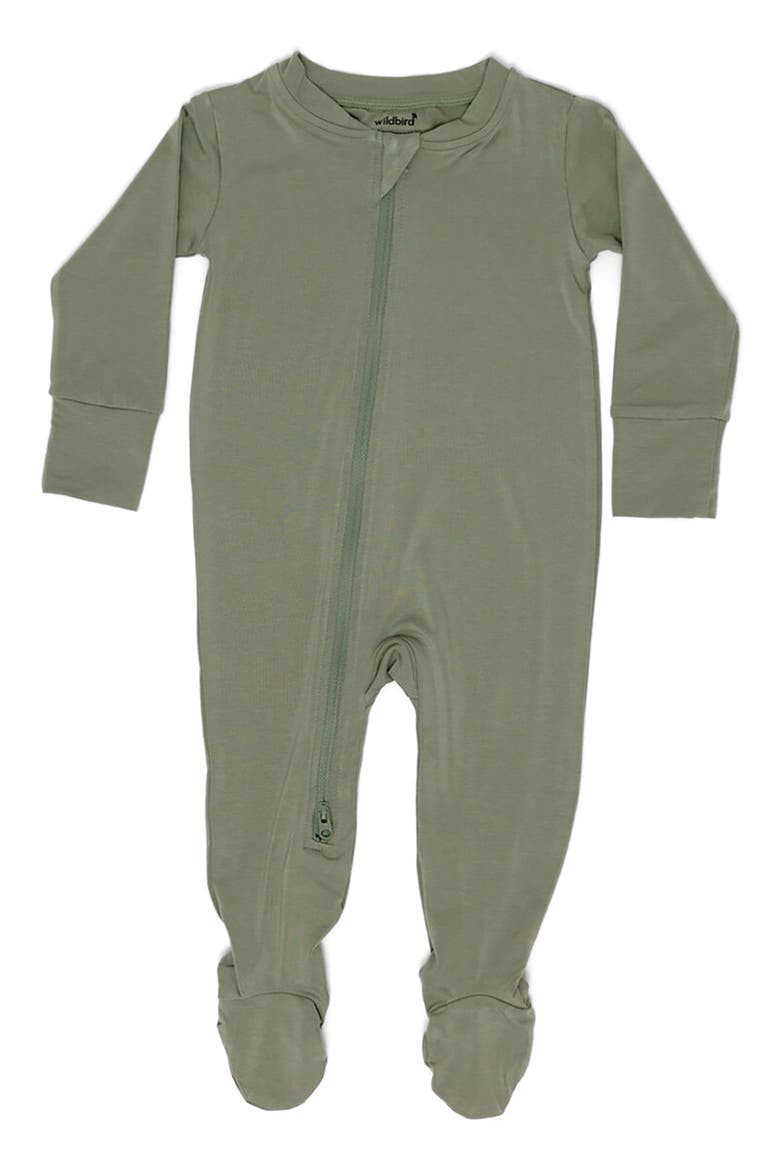 CloudBlend™ Footed One-Piece Pajamas, Main, color, ACADIAN