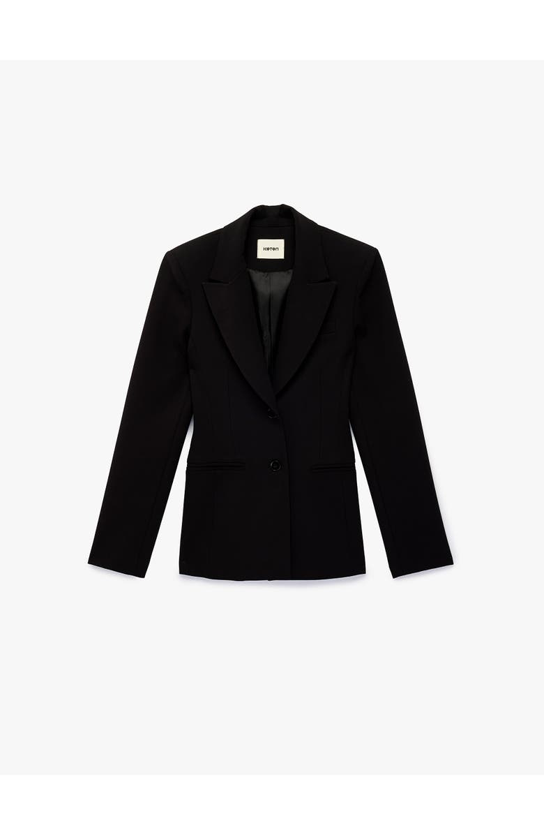 ZDNU 81041892 Classic Tailored Long Sleeve Blazer, Alternate, color, Black
