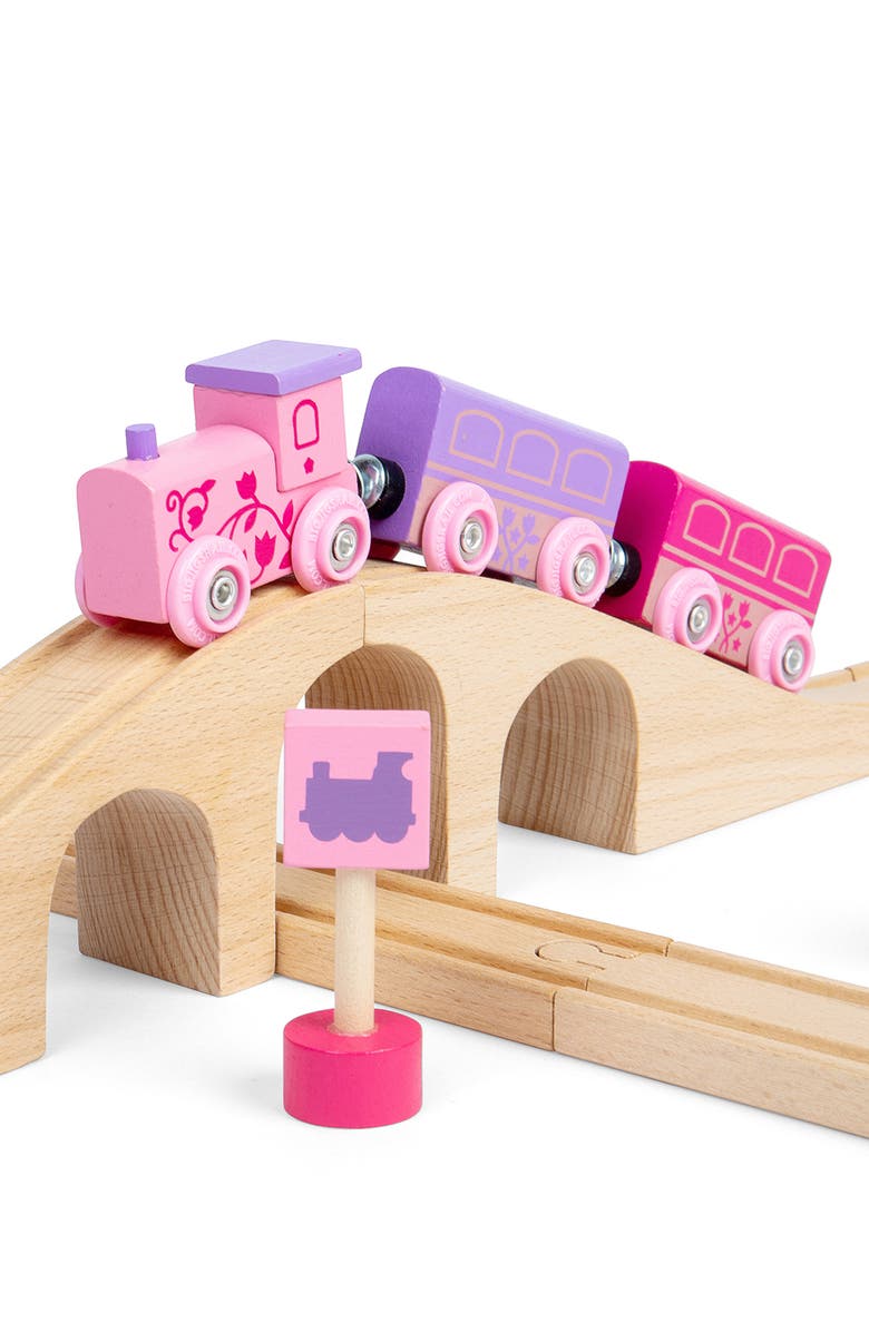 Bigjigs Rail Fairy Figure of Eight, Alternate, color, Pink