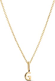 Ana Luisa Letter Necklace - Gold Letter Necklace